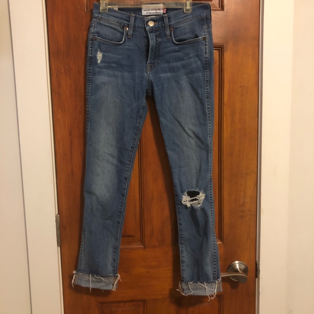 Lucky Brand Charlotte Rail cropped jeans